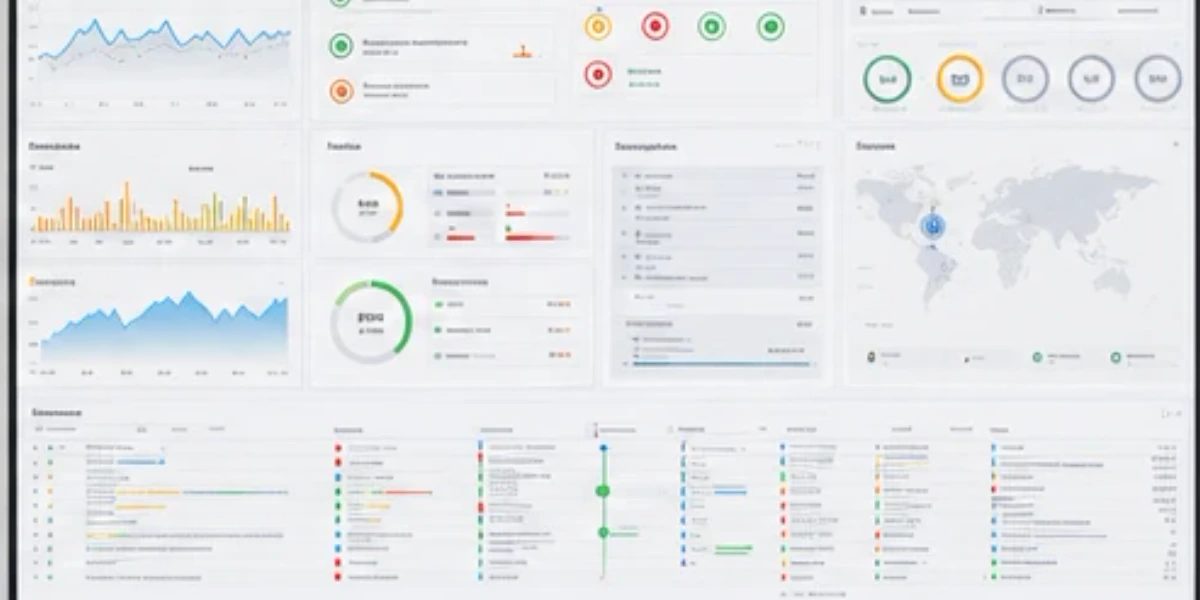 SysCraft dashboards with KPIs, charts, a heat map, and risk analytics